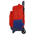 Cartable à roulettes Atlético Madrid Rouge Blue marine (33 x 45 x 22 cm)