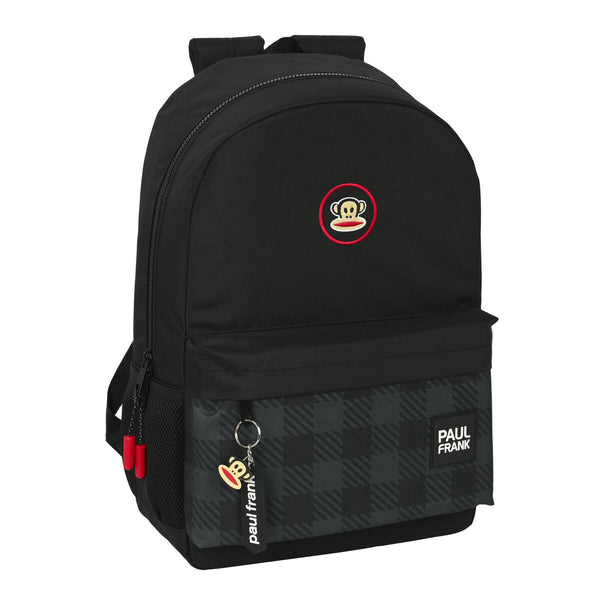 School Bag Paul Frank Campers Black (30 x 46 x 14 cm)