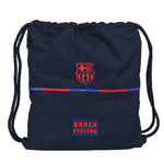 Rucksacktasche mit Bändern F.C. Barcelona Marineblau 35 x 40 x 1 cm