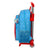 Cartable à roulettes SuperThings Rescue force 27 x 33 x 10 cm Bleu