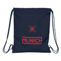 Rucksacktasche mit Bändern Munich Flash Marineblau