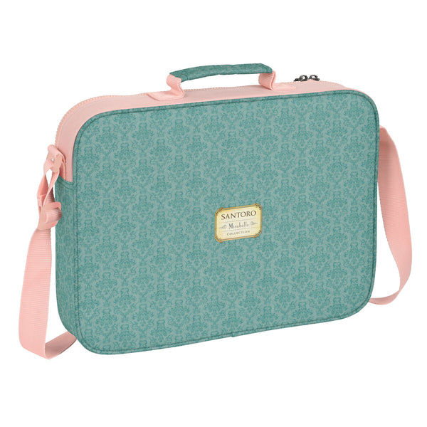 Schultasche Santoro Swan lake Grau Rosa 38 x 28 x 6 cm