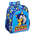 Schulrucksack Sonic Speed 32 x 38 x 12 cm Blau