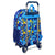 Schulrucksack mit Rädern Sonic Speed Blau 33 x 42 x 14 cm