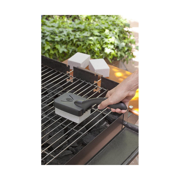 Brosse de Nettoyage pour Barbecue Cleaning Block Gris 27 cm