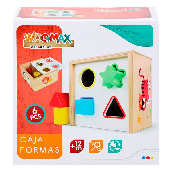 Wooden Game Geometric shapes (6 pcs)