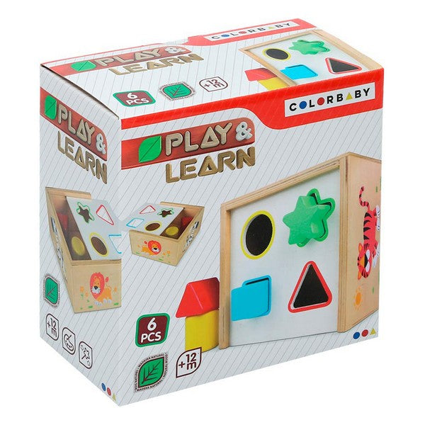 Wooden Game Geometric shapes (6 pcs)