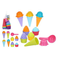 Beach toys set Ice Cream and Cupcakes Color Beach (17 pcs)