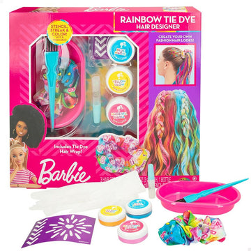 Assortiment pour cheveux Barbie Rainbow Tie Cheveux avec Mèches Multicouleur