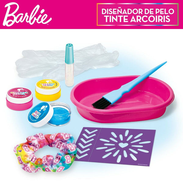 Frizerski set Barbie Rainbow Tie Lasje s poudarjenimi konicami Pisana