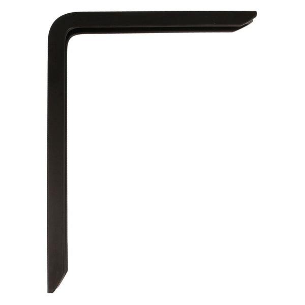 Wall Bracket AMIG 4plus-21110 Shelves Black Aluminium (25 x 15 cm)