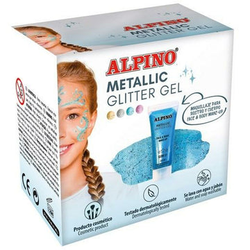 Maquillage pour les enfants Alpino Gel Paillettes Bleu