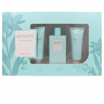 Ženski parfumski set Amichi Sensual Flower 3 Kosi