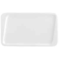Assiette plate Quid Chef Céramique Blanc 30 x 18 cm (6 Unités) (Pack 6x)