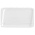 Flat plate Quid Chef Ceramic White 30 x 18 cm (6 Units) (Pack 6x)