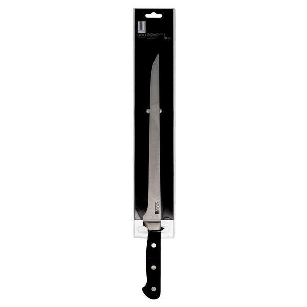 Ham knife Quid Professional Inox Chef Black Metal 28 cm (Pack 6x)