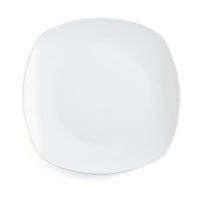Flat Plate Quid Novo Vinci White Ceramic Ø 26,6 cm 26,6 cm (6 Units) (Pack 6x)