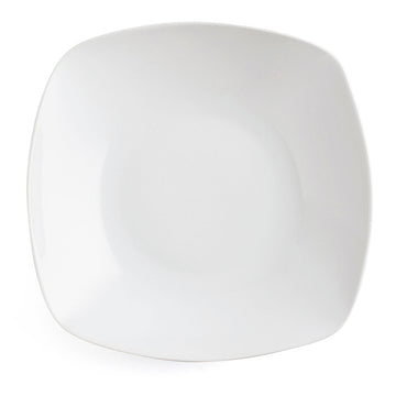 Deep Plate Quid Novo Vinci Ceramic White (20,5 cm) (Pack 6x)