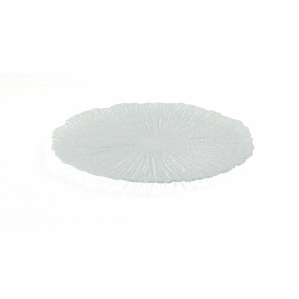 Assiette plate Quid Mar De Viento Transparent verre Ø 28 cm (6 Unités) (Pack 6x)
