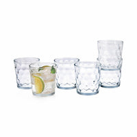 Set of glasses Quid Kata Transparent Glass 6 Pieces 260 ml