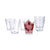 Set of glasses Quid Lina Transparent Glass 6 Pieces 250 ml