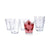 Set of glasses Quid Lina Transparent Glass 6 Pieces 250 ml