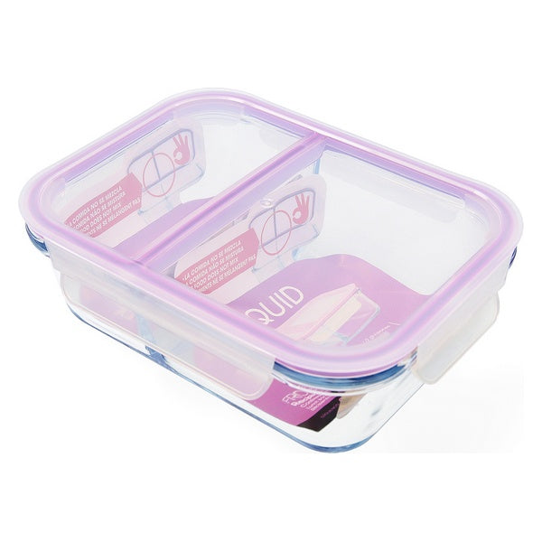 Lunch box Quid Frost Transparent Crystal