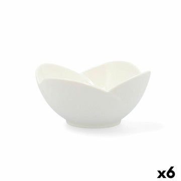 Bol Quid Select Céramique Blanc (11 cm) (Pack 6x)