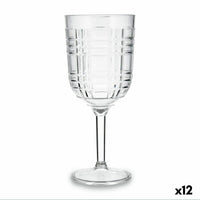 Wine glass Quid Viba Transparent Plastic 420 ml (12 Units) (Pack 12x)