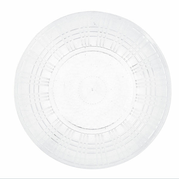 Assiette plate Quid Viba Transparent Plastique 26 cm Ø 26 cm (12 Unités) (Pack 12x)