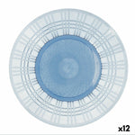 Flat plate Quid Viba Blue Plastic 26 cm Ø 26 cm (12 Units) (Pack 12x)