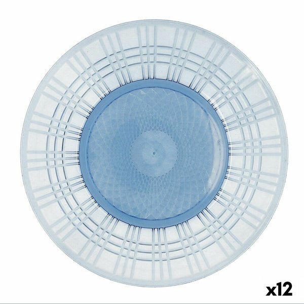 Assiette plate Quid Viba Bleu Plastique 26 cm Ø 26 cm (12 Unités) (Pack 12x)
