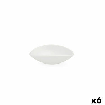 Bol Quid Select Blanc Plastique 13 x 11 x 3,5 cm (6 Unités)