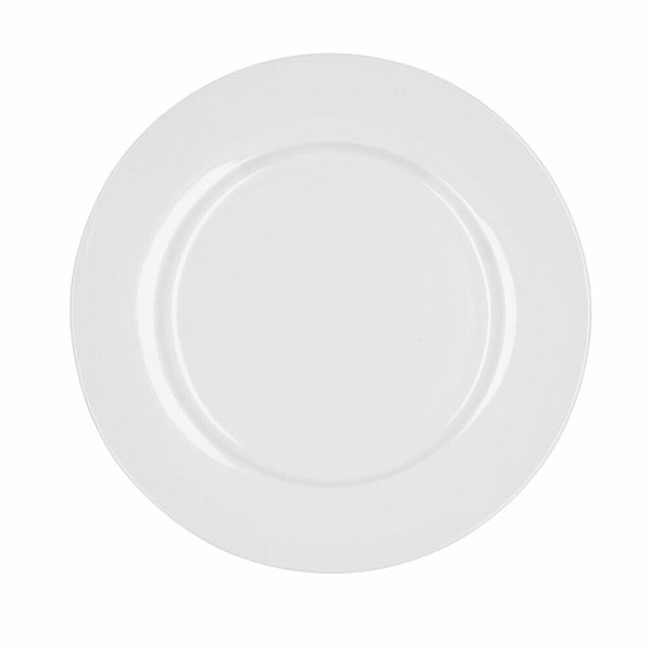 Assiette plate Bidasoa Glacial Céramique Blanc (27 cm) (Pack 4x)