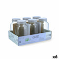 Jar Quid Moss Grey Glass 1 L (Pack 6x)