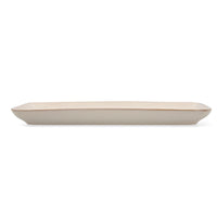 Serving Platter Bidasoa Ikonic White Ceramic (28 x 14 cm) (Pack 4x)
