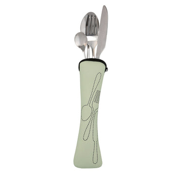 Cutlery Set Quid Green 5 Pieces Metal