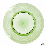 Flat plate Quid Viba Green Plastic 27 cm Ø 27 cm (12 Units) (Pack 12x)