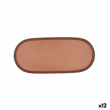 Plateau apéritif Bidasoa Gio Marron Plastique 28 x 12 cm 12 Unités