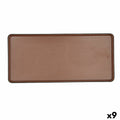 Plateau apéritif Bidasoa Gio 31,5 x 14,5 cm Marron Plastique 9 Unités