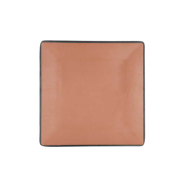 Flat plate Bidasoa Gio 21,5 x 21,5 cm Brown Plastic