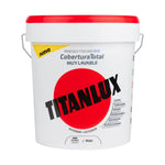 Peinture acrylique Titan 06t100005 Plafond Paroi Lavable Blanc Mat 4 L