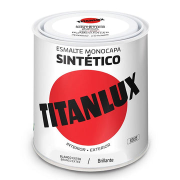 Sintetična emajlirana barva Titanlux 5809021 250 ml Bela