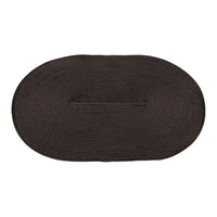 Table Mat Brown Oval (45 x 30 cm)