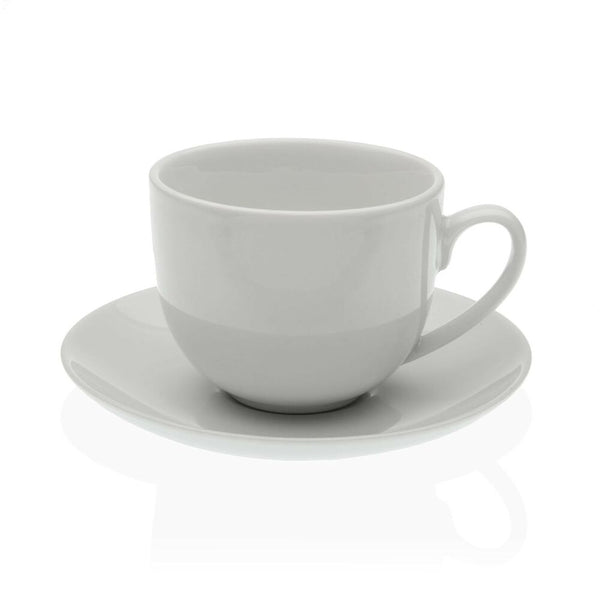 Cup with Plate White (2 pcs)