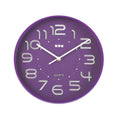 Wall Clock Purple Ø 28 cm