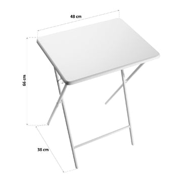 Side Table Lyon Foldable Wood (38 x 66 x 48 cm)