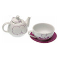 Toy Tea Set Individual Purple (15 x 14 x 17 cm)