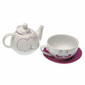 Toy Tea Set Individual Purple (15 x 14 x 17 cm)