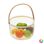 Fruit Bowl Metal/wicker (25 x 30 x 25 cm)